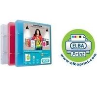 Classeur à anneaux de présentation ELBA POLYVISION, 40 mm, 170 x 220 mm en PP, mécanisme de fermeture éclair à 2 anneaux, largeur du dos : 40 mm,