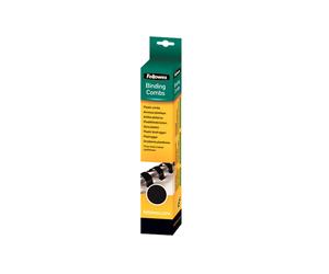 Classeur à Anneaux Fellowes 5331902 A4 Noir, Plastique, 21 Anneaux, Capacité 100 Feuilles, Diamètre Anneau 14mm, Dimensions 14x14x300mm, Lot de 25