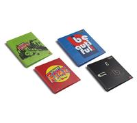Classeur à anneaux, format A4, lot de 5, motif automobile, édition collector