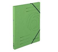 Classeur à anneaux Herlitz 11254398, A4, mécanisme à 2 anneaux, largeur du dos 25 mm, hauteur de remplissage 14 mm, Colorspan, 5 pièces, noir vert