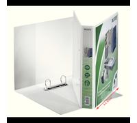 Classeur à anneaux Leitz 42800001 A4 polypropylène blanc 50mm de largeur 281x319mm 4 anneaux
