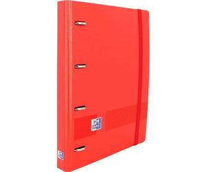 Classeur à anneaux Oxford Europeanbinder Polyfoam Rouge A4