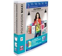 Classeur à anneaux polyvision maxi A4 4 anneaux 25mm incolore pack de 10