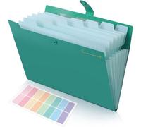 Classeur à anneaux pour documents A4, classeur 8 anneaux avec pochette de protection, destiné aux établissements d'enseignement, au lieu de travail et à un usage domestique, reliure robuste en polypro