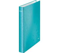 Classeur à anneaux Wow A4 carton laminé 2 anneaux 25mm bleu glacier paquet de 10