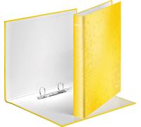 Classeur à anneaux Wow A4+ PP 2 anneaux 25mm jaune pack de 10