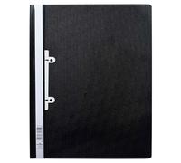 Classeur à feuilles perforées, format DIN A4, couverture rigide, noir, boîte de 25 pièces