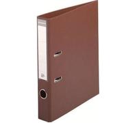 Classeur à levier A4 - EXACOMPTA - Lot de 10 - Dos 50 mm - PVC marron - Format A4 210 x 297 mm - Reliure à levier