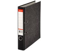 Classeur à levier cartonné Esselte A4 - Dos 7.5 cm - Noir