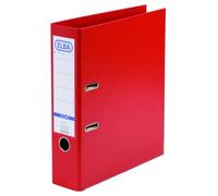 Classeur à levier Oxford plastique dos 8 cm A4 - rouge