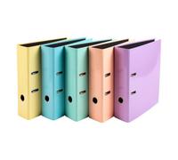 Classeur à levier en carton Exacompta Prem Touch Aquarel Exacompta A4 - Dos 8 cm couleurs assorties