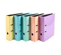 Exacompta Classeur à levier en carton Prem Touch Aquarel A4 Dos 8 cm couleurs assorties