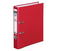 Classeur à levier Leitz 180° plastique dos 5 cm rouge
