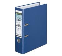 Classeur à levier Leitz 180° plastique dos 8 cm bleu