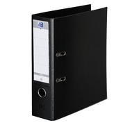Classeur à levier Oxford plastique dos 8 cm A4 - noir