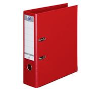 Classeur à levier Oxford plastique dos 8 cm A4 - rouge