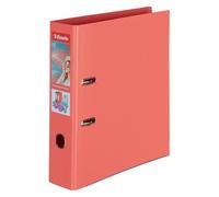Classeur à levier plastifié - Dos 7,5 cm - Power ColourBreeze A4 - corail