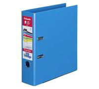 Classeur à levier plastifié Esselte Maxi Plus dos 8 cm bleu