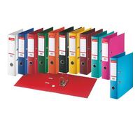 Classeur à levier plastifié Esselte Standard A4 - Dos 7,5 cm - Coloris assortis