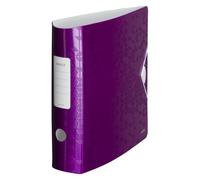Classeur à levier plastique Leitz Active 180° Wow dos 7,5 cm violet