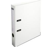Classeur A Levier Polypro A4 - Dos De 50 Mm - Blanc - Exacompta