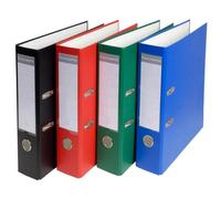 Classeur à levier polypropylène dos de 75mm - Couleurs assorties