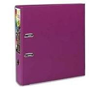 EXACOMPTA Lot de 3 Classeurs à levier en polypro PREMTOUCH dos de 8cm, coloris Fushia