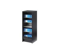 Simmob BOOST105NO Classeur à Rideau Bois Noir 104 cm