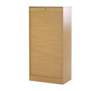 Classeur à Rideau - SIMMOB - Hêtre - 70 cm - 140 cm - 16 Niches - 2 Kits Dossiers Suspendus