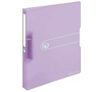 Herlitz Classeur à anneaux A4 Easy Orga to Go — 2 anneaux, remplissage 25 mm — Lilas transparent