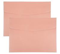 Classeur A4 en similicuir PU, étanche, avec fermeture magnétique, couleur rose