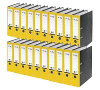 Classeur A4, marque VON Leitz, lot de 20, fabriqué à partir de papier 100 % recy os de 80 mm, capacité pour 6 centimètres de documents