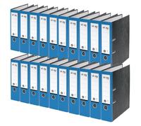 Classeur A4, marque VON Leitz, lot de 20, fabriqué à partir de papier 100 % recy os de 80 mm, capacité pour 6 centimètres de documents
