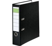 Classeur A4 PP barre verte 80mm noir paquet de 20