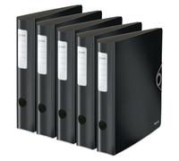Classeur Active Solid 65mm noir paquet de 5 pièces