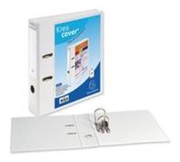 Exacompta 10x Classeur à levier Dos 70mm rembordé 1 pochette A4 Blanc 53789E
