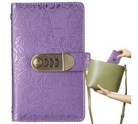 Classeur de défi à 100 enveloppes, carnet de stockage d'argent liquide avec serrure | Carnet de suivi des dépenses | Pour les indépendants, les débutants, les familles, les couples, les adultes, la