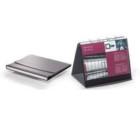 Classeur de présentation A3, format paysage, 10 pochettes, couleur noire