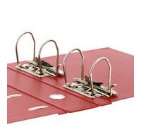 classeur double rado plast, largeur de dos 75 mm, rouge