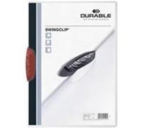 Durable 226003 Chemise à clip Swingclip, 25 pièces, rouge