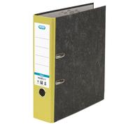 Classeur ELBA smart Wolkenmarmor, largeur dos : 80 mm, jaune DIN A4, couverture en papier Wolkenmarmor, dos collé (10428 GB)