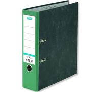 Classeur ELBA smart Wolkenmarmor, largeur dos : 80 mm, vert DIN A4, couverture en papier Wolkenmarmor, dos collé (10428 GN)