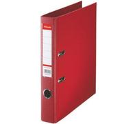 Classeur en plastique Esselte Standard, DIN A4, 50 mm, rouge Couverture intérieure et extérieure recouverte de film PP, avec (320820)