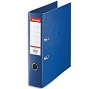 Classeur en plastique Esselte Standard, DIN A4, 75 mm, bleu Couverture intérieure et extérieure recouverte de film PP, avec (320210)