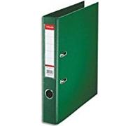Classeur en plastique Esselte Standard, DIN A4, 75 mm, vert Couverture intérieure et extérieure recouverte de film PP, avec (320230)