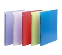 Classeur anneaux plastifié Exacompta Chromaline A4+ - Dos 4 cm - Coloris assortis