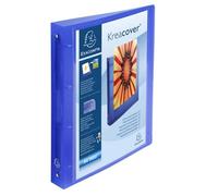 Classeur 4 anneaux 30mm polypropylène chromaline 10/10e Krea Cover - A4 maxi - Bleu