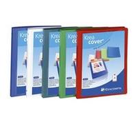 Classeur 4 anneaux plastifié Exacompta Kreacover® personnalisable A4 maxi - Dos 4 cm - Coloris assortis