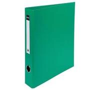 Classeur Exacompta pvc 4 anneaux - dos 50mm + porte étiquette - vert G