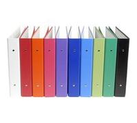 Classeur Exacompta rembordé polypro 23x21,5cm 2 annx Dos 40mm Coloris assortis G